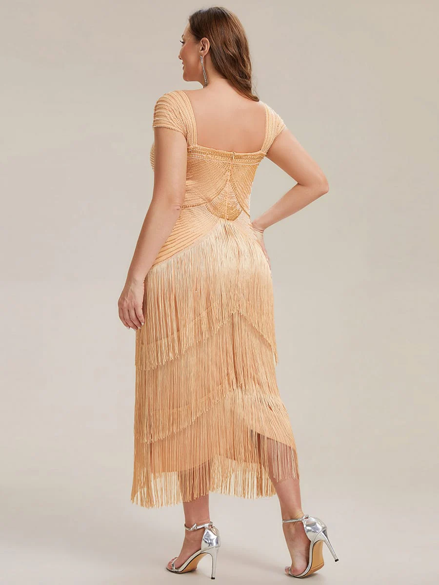 ever LUMINE|See-through Sequin Sleeveless Dress - Image 9