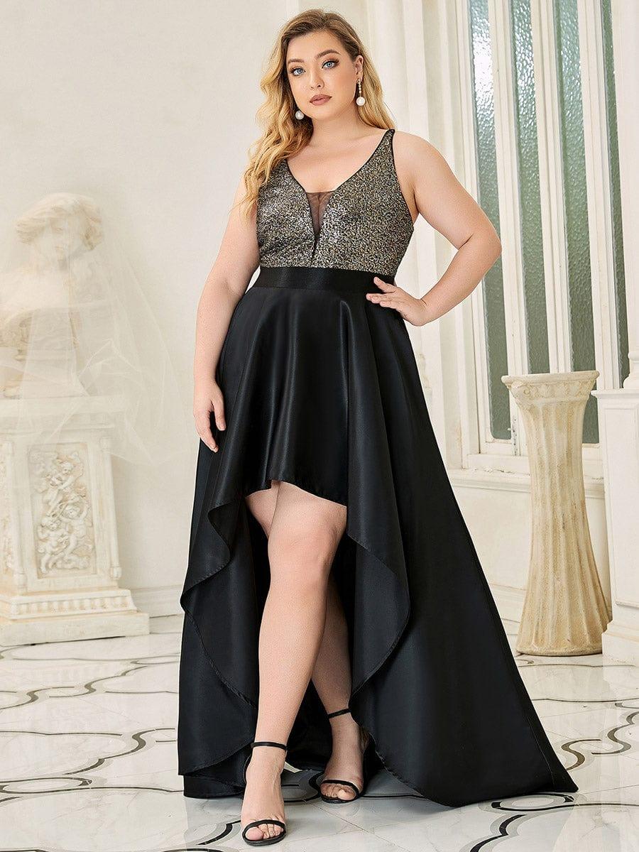ever ALYNA|Sexy Backless Sparkly Prom Dresses for Women with Irregular Hem - Image 24
