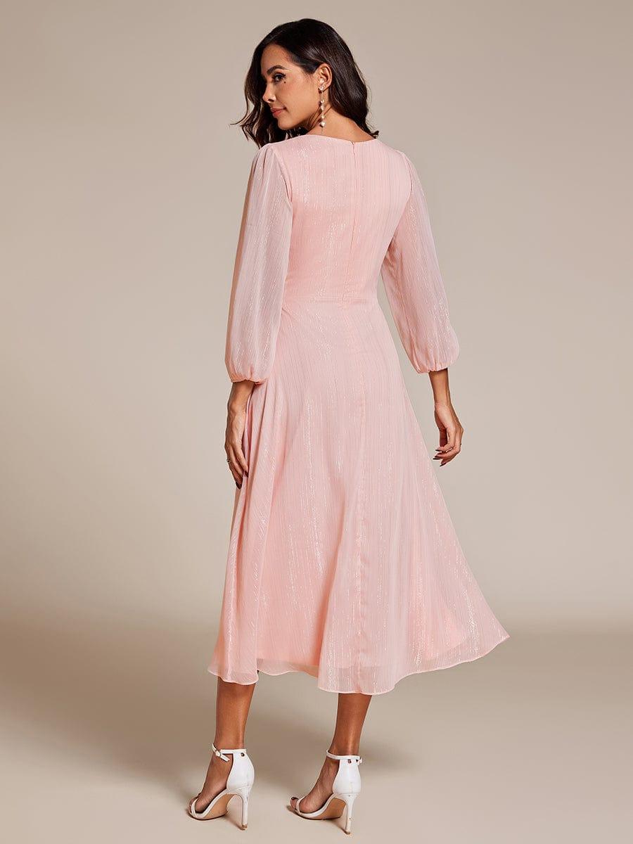 ever EMBER|Glitter Twist Knot A-Line Evening Dress - Image 140
