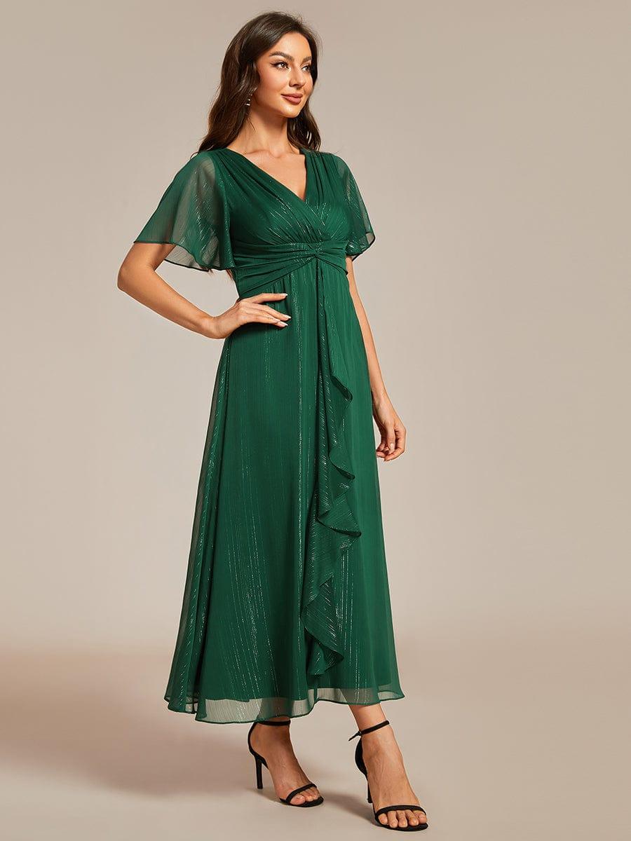 ever EMBER|Glitter Twist Knot A-Line Evening Dress - Image 74