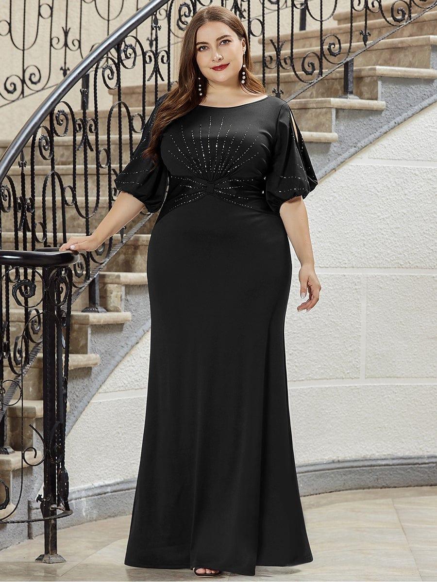 pretty VICOTIRE|Simple Maxi Plus Size Mermaid Party Dresses for Women (Final Sale) - Image 5