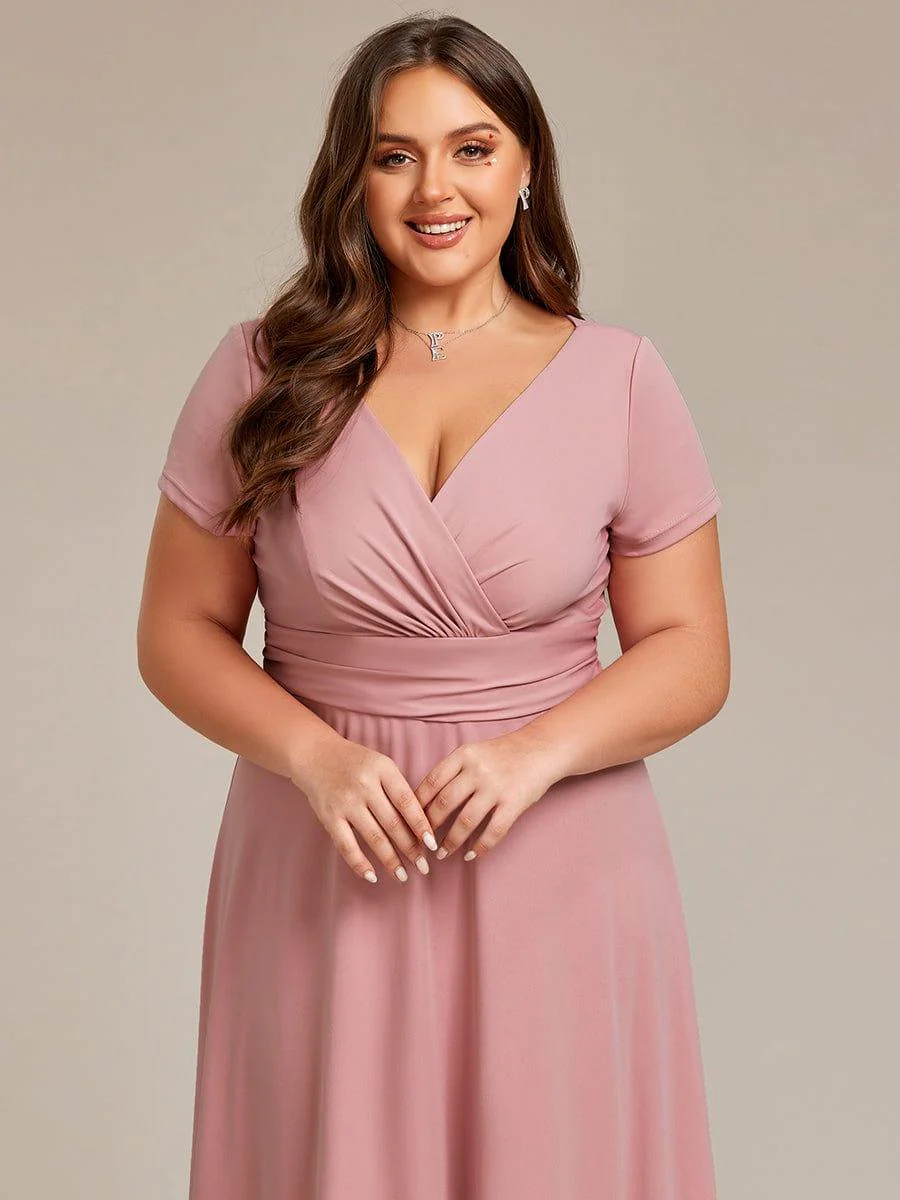 ever TÉRESA|Simple Pleated Empire Waist A-Line Bridesmaid Dress - Image 23