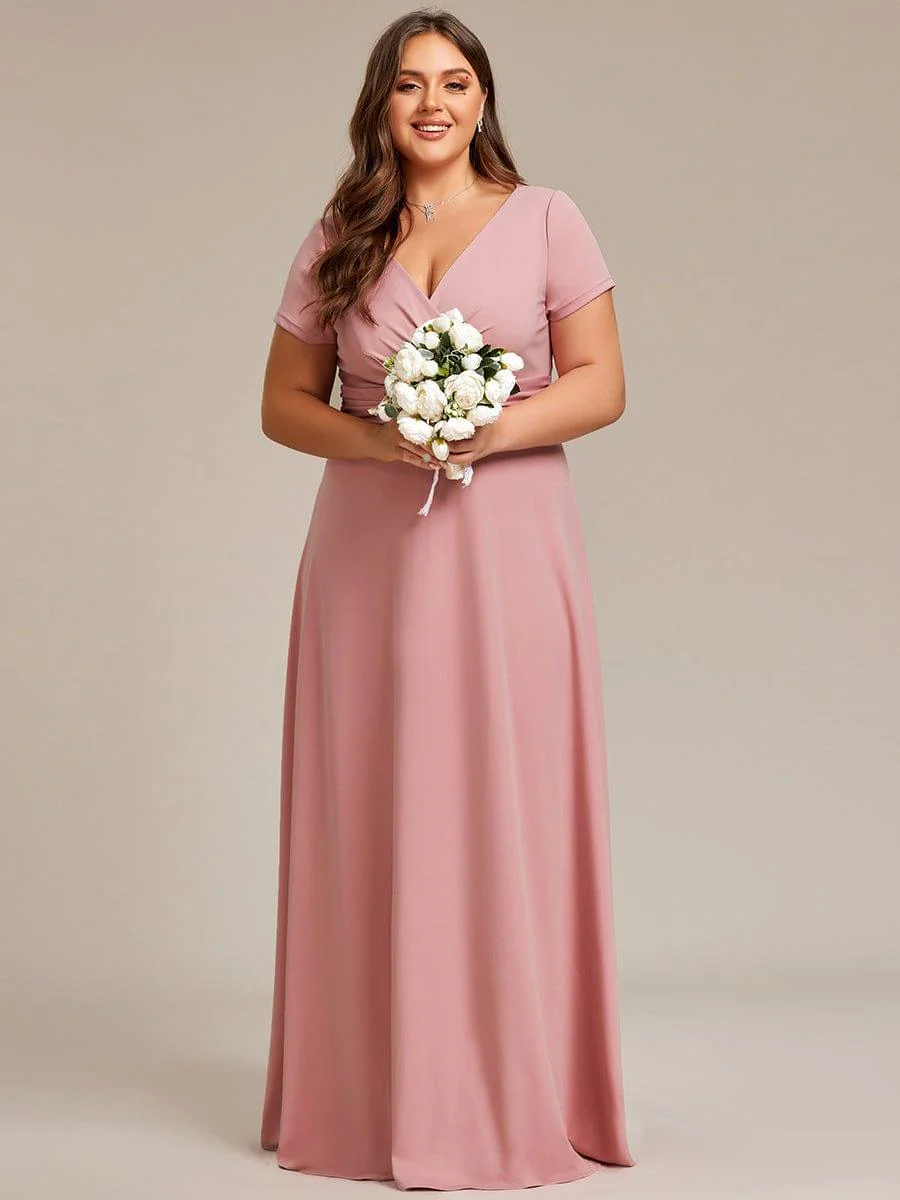 ever TÉRESA|Simple Pleated Empire Waist A-Line Bridesmaid Dress - Image 24