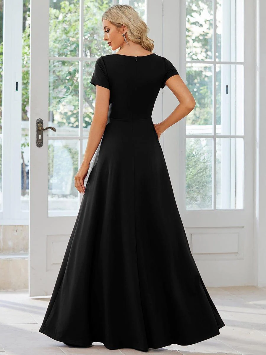 ever TÉRESA|Simple Pleated Empire Waist A-Line Bridesmaid Dress - Image 32