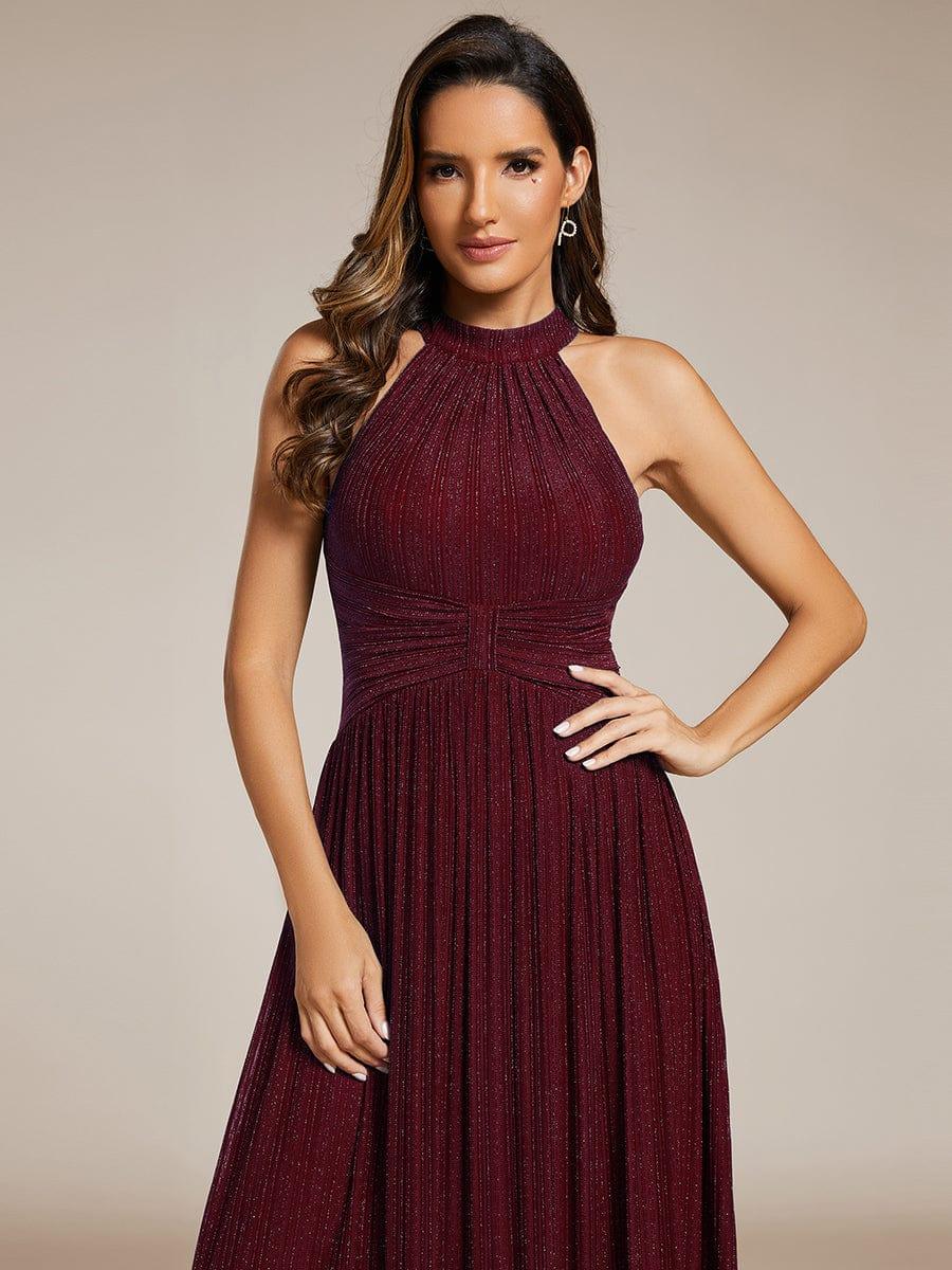 ever EVERLAINE|Sparkle Halter Neck Formal Evening Dress with A-line Silhouette - Image 28
