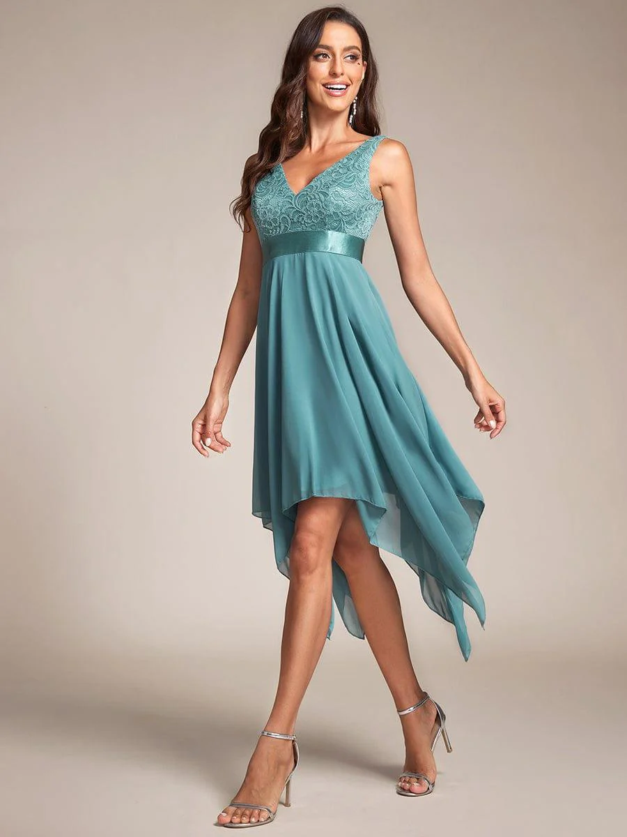 ever COSTA|Stunning V Neck Lace & Chiffon Wedding Guest Dresses for Women - Image 46