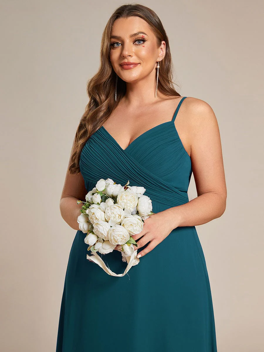 ever NOVA|Sweetheart Draped Back Floor Length Bridesmaid Dress - Image 131