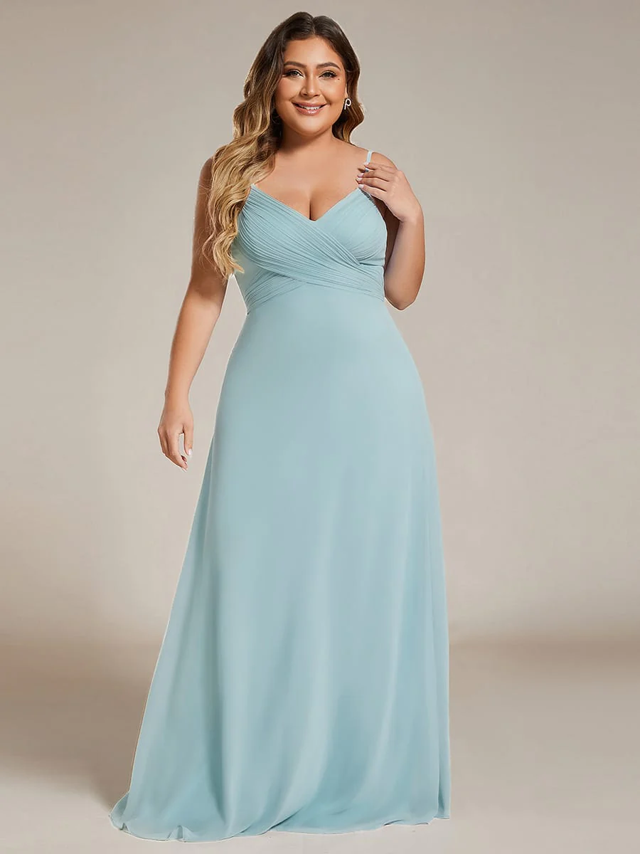 ever NOVA|Sweetheart Draped Back Floor Length Bridesmaid Dress - Image 151