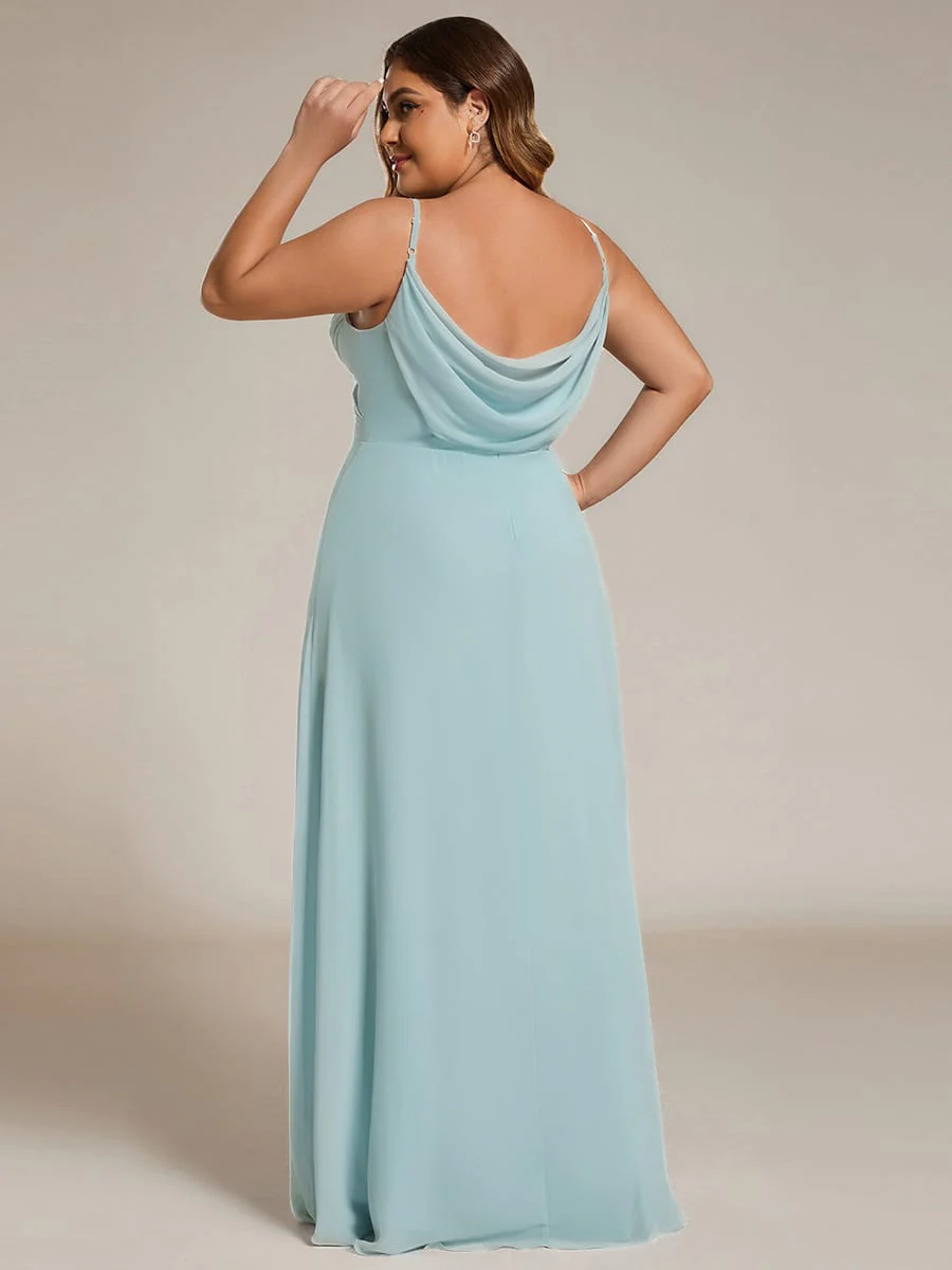 ever NOVA|Sweetheart Draped Back Floor Length Bridesmaid Dress - Image 152