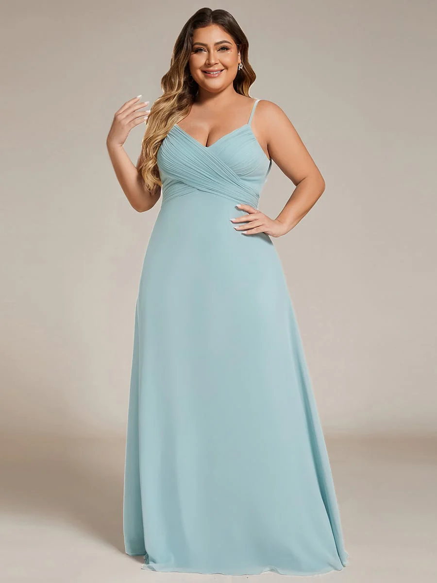 ever NOVA|Sweetheart Draped Back Floor Length Bridesmaid Dress - Image 154