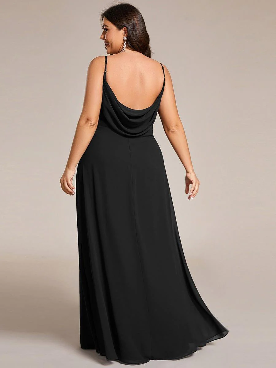 ever NOVA|Sweetheart Draped Back Floor Length Bridesmaid Dress - Image 78