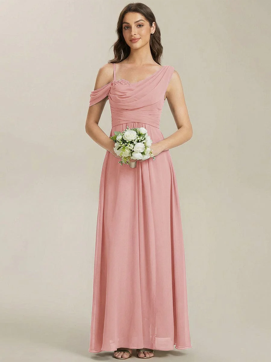 Thigh-High Slit Chiffon Sleeveless Dress - Image 12