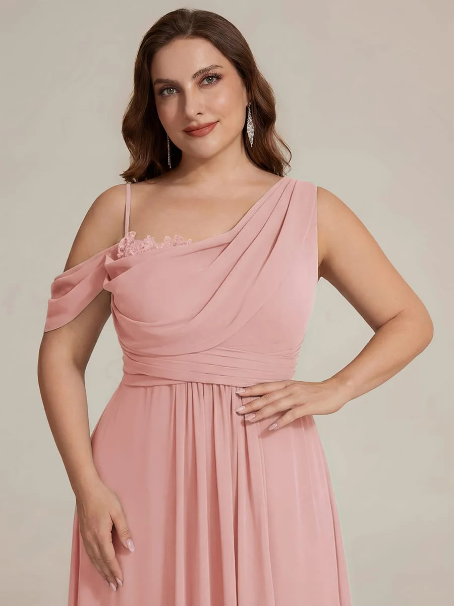 Thigh-High Slit Chiffon Sleeveless Dress - Image 24