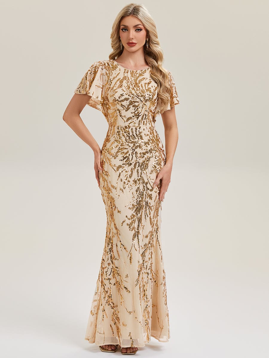 ever ROMY|Beaded Sequin Mermaid Evening Dress - Image 11