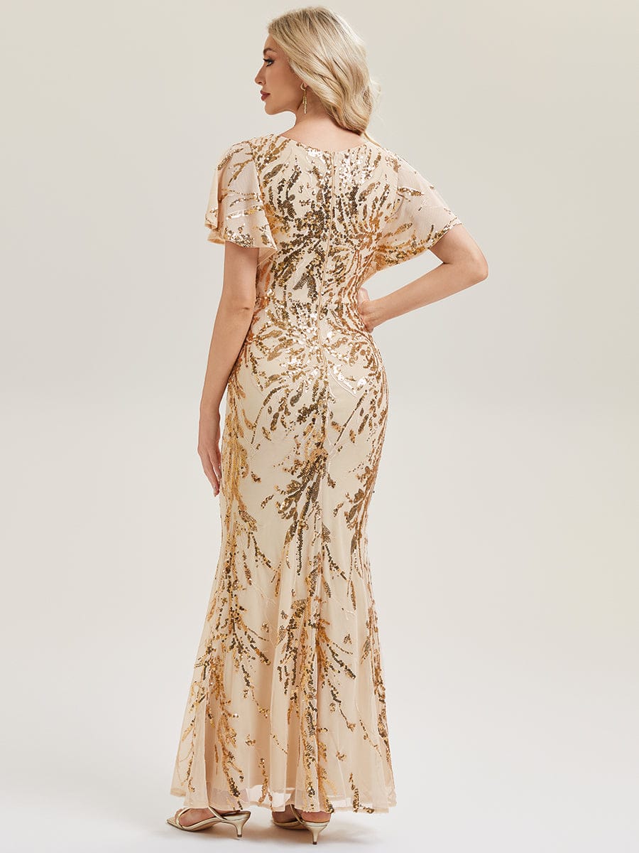 ever ROMY|Beaded Sequin Mermaid Evening Dress - Image 7