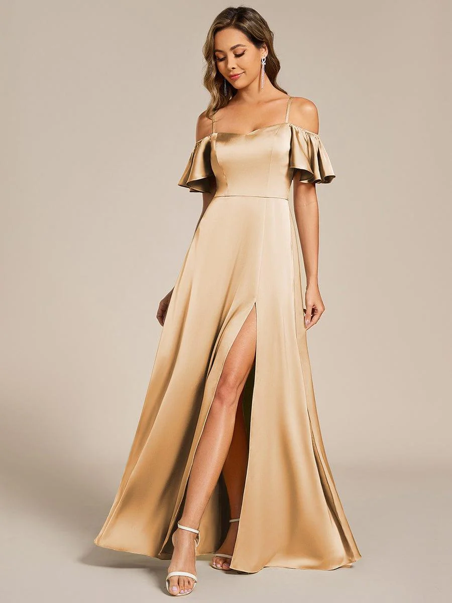 Top Picks Champagne Bridesmaid Gowns - Image 102